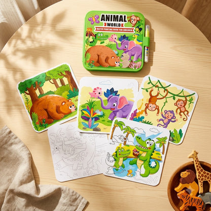 Animal World — pages fanned out showing the different animal scenes