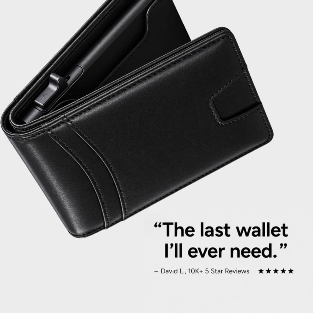 LEATHER RFID POP-UP WALLET